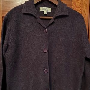 Cabela’s Wool Cardigan Purple